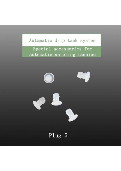 5pcs Plug Style Otomatik Sulama Cihazı Saksı Hızlı Bağlantı Tee Çapraz Fiş Konnektör 5m Su Hortumu Damla Ok Sulama Sistemi Aksesuarları (Yurt Dışından)