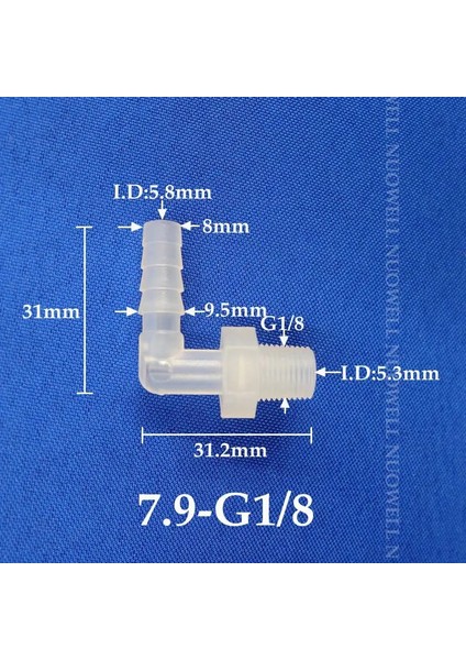 G1I8-7.9 Stili 5 Adet 200 ~ 5 Adet G~ Pp Dikenli Dirsek Konnektörleri Akvaryum Balık Tankı Boru Ek Parçaları Hava Pompası Havalandırıcı Hortum Konnektörü (Yurt Dışından)