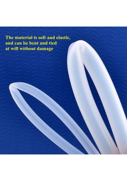 4x6 mm Stili 100 cm 1 Metre Id 1 ~ 5mm Gıda Sınıfı Silikon Hortum Şeffaf Şeffaf Kauçuk Tüp Akvaryum Tankı Bahçe Sulama Yumuşak Esnek Tüp Boru (Yurt Dışından) fiyatları