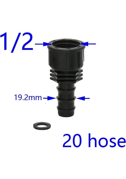3ı4 - 20 Stili DN15 DN20 Hortum Bağlantısı - Dişi Konnektör Dikenli Plastik Hortum Bağlantısı Mikro Sulama Adaptörü (Yurt Dışından) modelleri