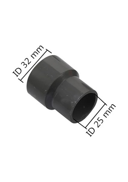 32 Mm'den 25 Mm'ye Kadar Stil Bahçe Sulama Pvc Gri Düz Düşürücü Bağlantı Ortak Su Borusu Tamir Adaptörü Dıy Raf Parçaları (Yurt Dışından)