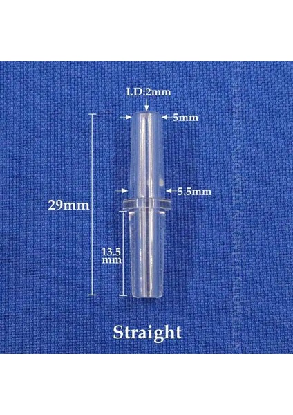Düz Stil 5 Adet 200~MM Şeffaf Akrilik Oksijen Tüpü Konnektörleri Akvaryum Balıkları Tankı Hava Hortumu Distribütörü Dirsek Tee Splitter Konnektörü (Yurt Dışından)