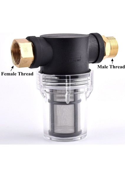 3ı4-1.5 Inç Stili 1 Bilgisayar Inç Bahçe Su Borusu Filtresi Basınçlı Yıkayıcılar Pompa Giriş Filtresi Sulama Sulama Pirinç Konnektör Akvaryum Süzgeci (Yurt Dışından) fırsatları