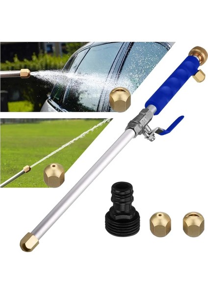 Sarı Stil Yüksek Basınçlı Su Tabancası Püskürtme Memesi Metal Su Tabancası Elektrikli Araba Yıkayıcı Bahçe Sprinkler Temizleme Aracı Jet Bahçe Yıkayıcı Hortum Değnek (Yurt Dışından)