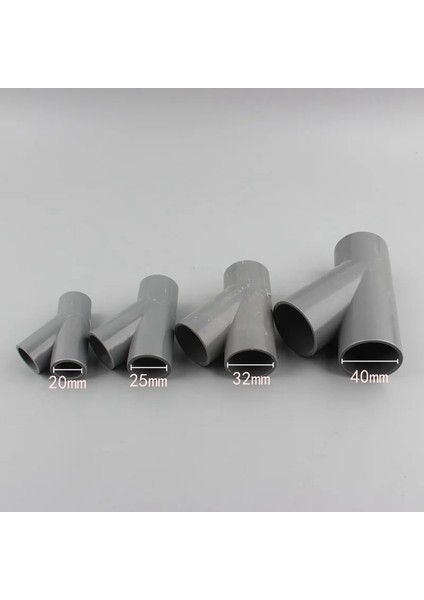 Gri Tarzı 32 mm Id Pvc Eğik Tee 45 Derece Eğik Tee Bağlayıcı Su Borusu Hızlı Bağlayıcı Su Temini Boru Ek Parçaları Aksesuar (Yurt Dışından) modelleri