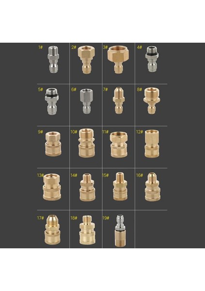 No.16 Tarzı Basınçlı Yıkayıcı Bağlantı Noktası Hızlı Bağlantı Bağlantı Parçası Dişi Bağlantı Tipleri Noleaks Basınçlı Yıkama Makinesi Bahçe Hortumu Hızlı Bağlantı (Yurt Dışından) fiyatları