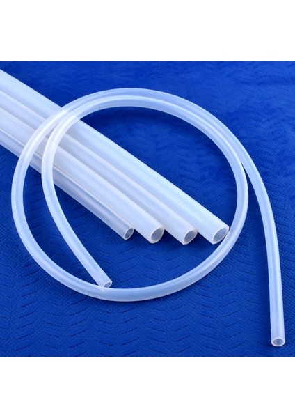 1x2 mm Stil 100 cm 1 Metre Id 1 ~ 5mm Gıda Sınıfı Silikon Hortum Şeffaf Şeffaf Kauçuk Tüp Akvaryum Tankı Bahçe Sulama Yumuşak Esnek Tüp Boru (Yurt Dışından)