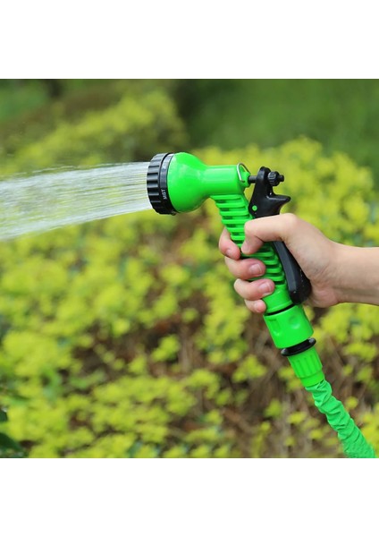 Yeşil Stil Hortum Tabancası Bahçe Ayarlanabilir 7 Desen Yağmurlama Nozulları Su Tabancası Nozulu Araba Yıkama Için Su Hortumu Püskürtme Kafası Taşınabilir Ev (Yurt Dışından)