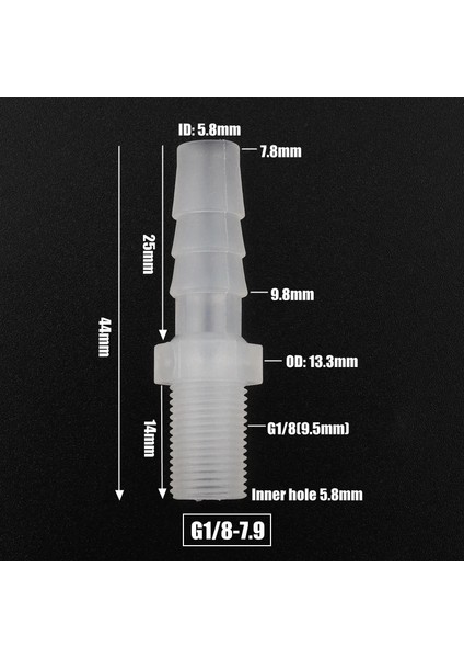 G1I8-7.9 Stili 50 Parça 200 ~ 5 Adet G Gınch Konu 2.8 ~ 12MM Gıda Sınıfı Pp Konnektörler Akvaryum Balık Tankı Hava Pompası Havalandırıcı Hortum Bağlantı Parçaları (Yurt Dışından)