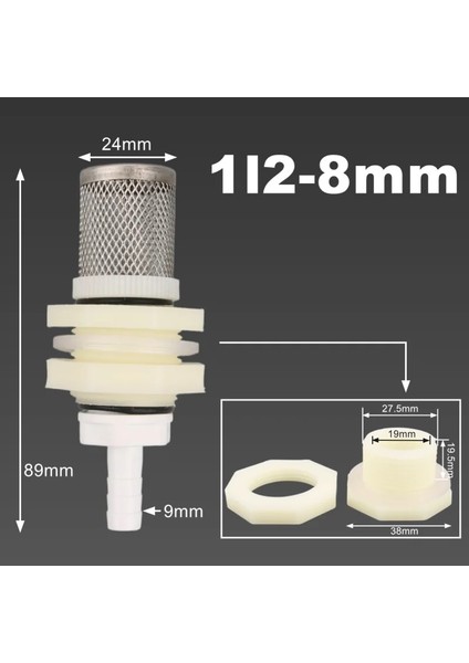 1L2-10MM Stili 1 Adet mm Su Tankı Konektörü Filtreli Akvaryum Balıkları Tankı Adaptörü Bahçe Sulama Suyu Filtresi (Yurt Dışından) indirimleri