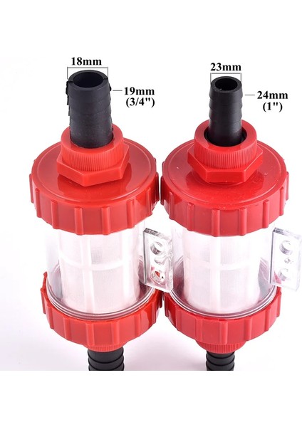 Dış Çap 24MM Stili 1 Bilgisayar 1 Adet Hortum Filtresi Bahçe Sulama Yumuşak Boru Filtresi Sulama Sistemi Filtresi Akvaryum Balık Tankı Su Pompası Süzgeç Net (Yurt Dışından)