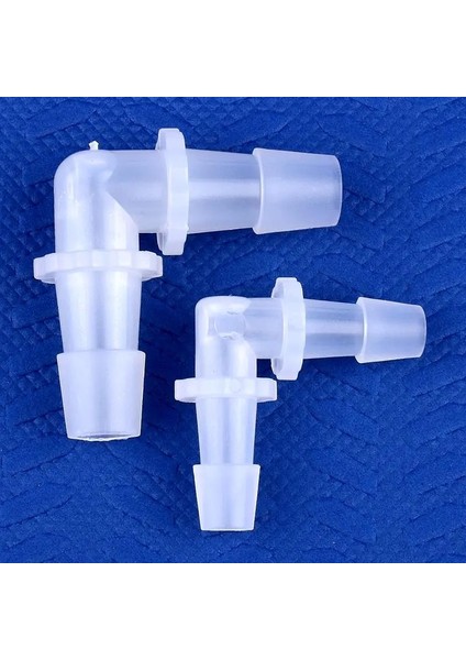 9,5x9,5 mm Stili 50 Parça 5~.6~ Pp Eşit Çaplı Dirsek Konnektörleri Tıbbi Hortum Eklemleri Akvaryum Balık Tankı Pagoda Ortak Hava Pompası Havalandırıcı Parçaları (Yurt Dışından)