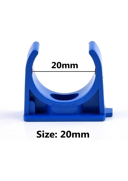 20MM Tarzı 10 Parça 5-Mm Pvc Boru Kelepçesi Bahçe Su Bağlantı Elemanları Sulama Ek Parçaları Sabit U-Tipi Su Borusu Kelepçe Kelepçe Kayışı (Yurt Dışından)
