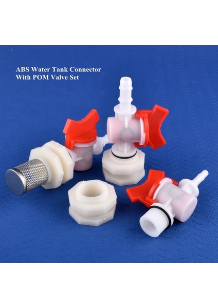 G1I2 Filtre Stili 1 Takım 1~30 Takım Yuvası G 4~20MM Abs Su Deposu Konnektörü Pom Vana Seti Akvaryum Tankı Bağlantısı Bahçe Sulama Suyu Havuzu Hortumu Bağlantısı (Yurt Dışından)