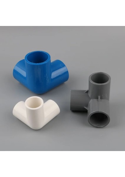 Beyaz Stil 25 mm Vc 3D Üç Boyutlu 3 Yollu Su Borusu Konektörü Tüp Adaptörü Bahçe Sulama Armatürleri Dıy Raf Eklemi (Yurt Dışından) fiyatları