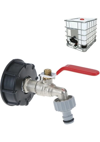 H Tarzı 60MM Konu Ibc Su Deposu Adaptörü Bahçe Bağlantı Parçaları Ibc Kapları Için Yedek Plastik Drenaj Konnektörü S60X6 (Yurt Dışından)