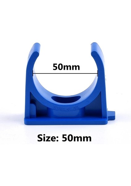 50MM Tarzı 5 Adet 5-Mm Pvc Boru Kelepçesi Bahçe Su Bağlantı Elemanları Sulama Ek Parçaları Sabit U-Tipi Su Borusu Kelepçe Kelepçe Kayışı (Yurt Dışından)