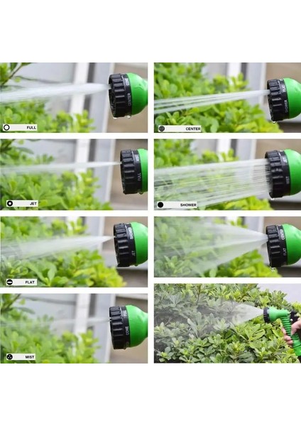 Yeşil Stil Ayarlanabilir Bahçe Hortumu Yüksek Basınçlı Tabanca Sprinkler Nozulu Araba Su Püskürtme Waromotion (Yurt Dışından) fiyatları