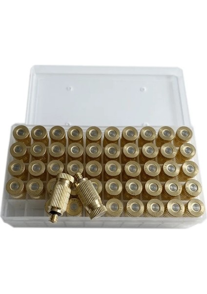 Pirinç 0,5 mm Meme Stili S364 Yüksek Li Yüksek Basınçlı Pirinç Sis Sis Nozulu Sisleme Püskürtme Başlığı Erkek Dişli Orifis Sis Nozulları (Yurt Dışından)