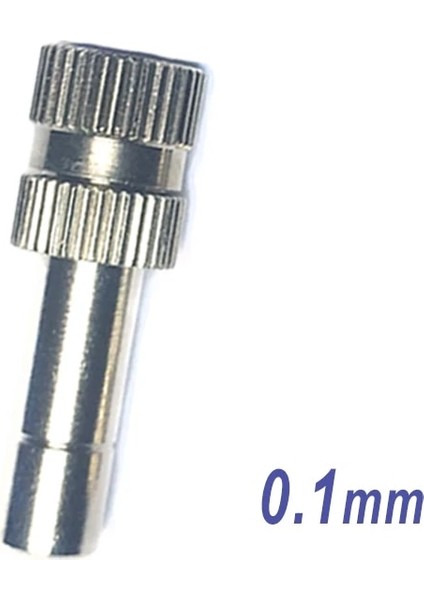 0.1mm Tarzı Hızlı Itme Nozulları Nikelli Sisleme Sprinkler Misting Bahçe Nozulu Buğulanma Soğutma Sistemi Için Inç (Yurt Dışından)