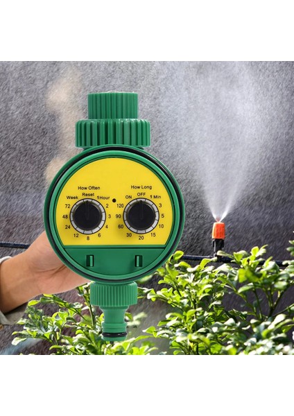 Çok Fonksiyonlu Iki Kadranlı Otomatik Bahçe Su Zamanlayıcı Elektronik Sulama Zamanlayıcı Bahçe Sulama Sistemi Kontrol Cihazı (Yurt Dışından)