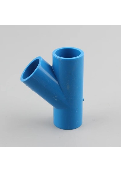 Mavi Stil 40MM Id Pvc Eğik Tee 45 Derece Eğik Tee Bağlayıcı Su Borusu Hızlı Bağlayıcı Su Temini Boru Ek Parçaları Aksesuar (Yurt Dışından)