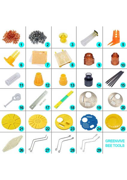 20 Adet Hücre Kupası Stili Arı Kovanı Araçları Kraliçe Hücre Kupası Jenter Kraliçe Yetiştirme Kiti Kraliçe Kafesi Arı Kaçış Arı Kovanı Aksesuarları (Yurt Dışından) fiyatları
