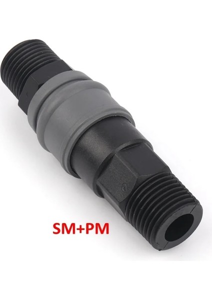 Sm Pm Stili No.40 Beden Plastik Çelik C Tipi Pnömatik Bağlantı Parçaları Pu Tüp Hızlı Bağlantı Yüksek Basınçlı Hızlı Bağlantı Aksesuarları Gaz Hava Borusu Bağlantısı (Yurt Dışından)