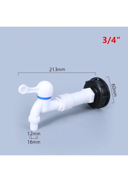 No.4 Tarzı Ibc Tank Bağlantıları Akvaryum Çıkışı Kova Konektörü Uzatılmış Bahçe Hortumu Tahliye Bağlantı Parçaları Su Deposu Adaptörü (Yurt Dışından)