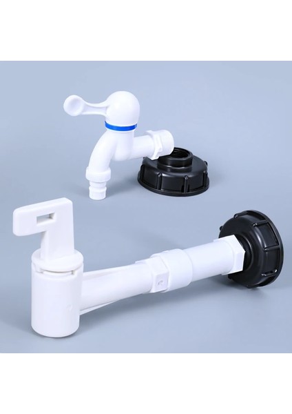 No.4 Tarzı Ibc Tank Bağlantıları Akvaryum Çıkışı Kova Konektörü Uzatılmış Bahçe Hortumu Tahliye Bağlantı Parçaları Su Deposu Adaptörü (Yurt Dışından)