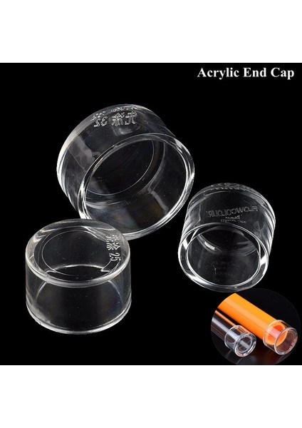 Iç Çap 25MM Stili 5 Adet 1 ~ ~ 32MM Şeffaf Akrilik Uç Kapağı Boru Konektörü Akvaryum Balık Tankı Su Temini Tüpü Uç Tapası Bahçe Sulama Derzi (Yurt Dışından) modelleri