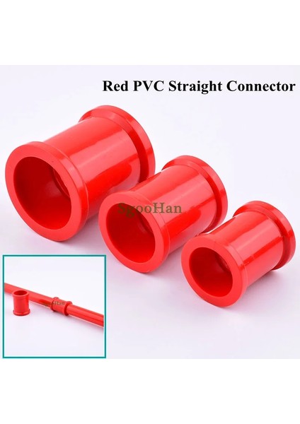 20 mm Iç Çap Stili 20 Adet 4~ mm Pvc Boru Düz Konnektör Sulama Sistemi Su Temini Balık Tankı Eşit Düz Sert Boru Bağlantıları (Yurt Dışından)