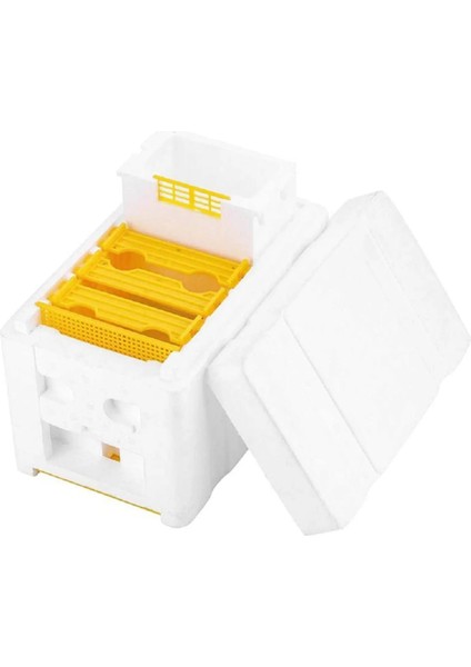 1 Adet Tarzı Mini Arı Kovanı Hasat Arı Kutusu Kraliçe Tozlaşma Arı Çiftleşme Çiftleşme Için Arıcılık Kraliçe Yetiştirme Arı Kovanı Besleyici Hareketli (Yurt Dışından)