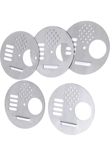 5.7x1.7cm5 Adetrastgele Stil Paslanmaz Çelik Yuvarlak Kovan Delik Arıcılık Yuva Metal Bahçe Aletleri Ekipman Malzemeleri Arı Kutusu Kapı Kafesi Ürünleri (Yurt Dışından)