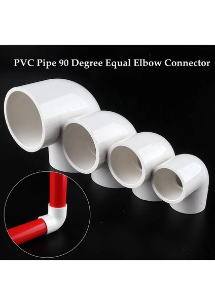 25 mm Iç Çap Stili 5 Adet 20 Adet~5 Adet Iç Çap 20~50MM Pvc Boru 90° Eşit Dirsek Konnektör Plastik Su Temini Bağlantı Parçaları Sulama Sistemi Parçaları (Yurt Dışından) indirimleri