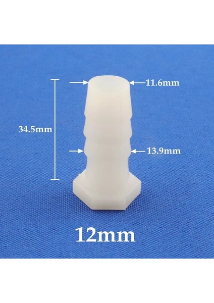 12 mm Tarzı 50 Parça 200~OFE Boru Dikenli Tapa Sulama Suyu Besleme Sistemi Su Durdurucu Konnektör Tank Bağlantıları Plastik Hortum Uç Kapağı (Yurt Dışından)