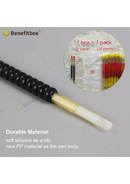Kraliçe Aşılama Aracı Stili Benefitbee Arıcılık Aşılama Aracı Arı Kraliçe Larva Geri Çekilebilir Aşılama Aracı Yeni Gereçler Yaylı Aletler 1 Kutu 2 Kalem (Yurt Dışından) modelleri