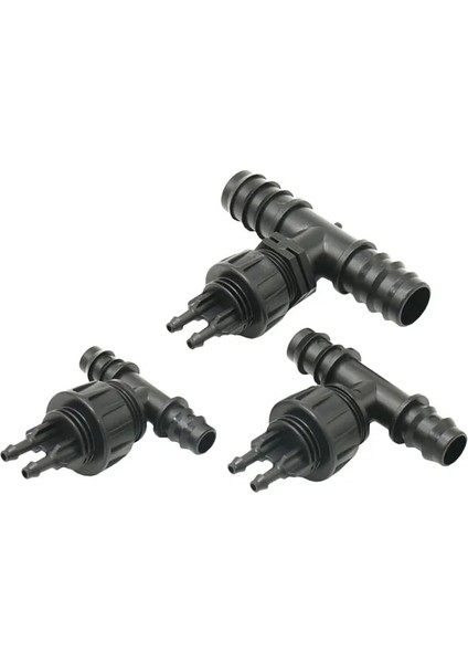 1ı4 Stiline 20 Hortum Hortum Düşürücüye Damla Sulama Tee Su Ayırıcı, Damlatıcıyı Bağlamak Için 2 Yollu (Yurt Dışından)