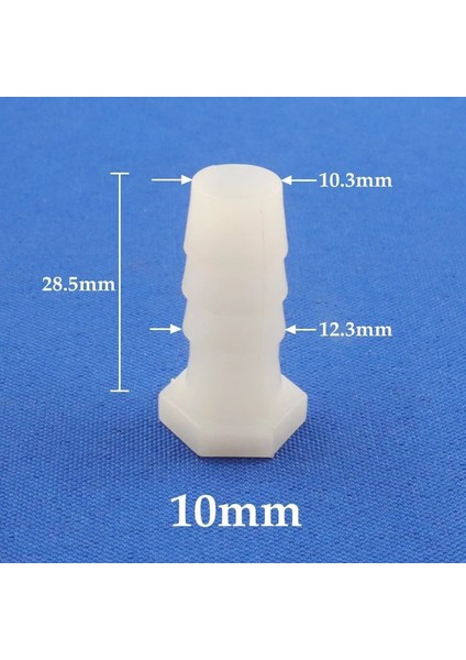 10 mm Tarzı 100 Adet 200~OFE Boru Dikenli Tapa Sulama Suyu Besleme Sistemi Su Durdurucu Konnektör Tank Bağlantıları Plastik Hortum Uç Kapağı (Yurt Dışından)