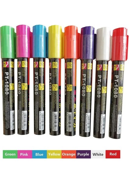Pembe Tarzı 1 Adet Kraliçe Arı Işaretleme Marker Kalem Seti 8 Renk Arıcılık ve Arılar Araçları Kraliçe Arı Işareti Plastik Işaretleri Kalem Arı Araçları (Yurt Dışından)