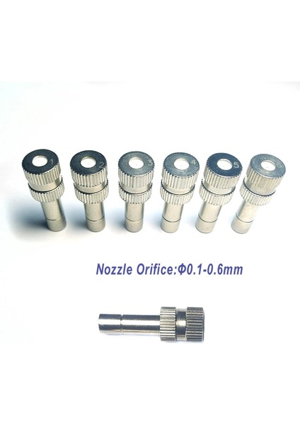 0,4 mm Stili Hızlı Itme Nozulları Nikelli Sisleme Sprinkler Misting Bahçe Nozulu Buğulanma Soğutma Sistemi Için Inç (Yurt Dışından) modelleri