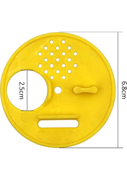Sarı Stil 12 Adet Plastik Yuvarlak Arı Kovanı Kutusu Giriş Kapısı Disk Arı Yuvası Kapı Petek Giriş Kapısı Arıcılık Alet Ekipmanları (Yurt Dışından)