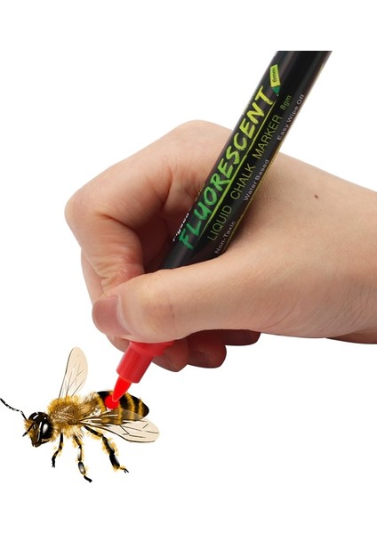Turuncu Tarzı 1 Adet Kraliçe Arı Marker Kalem Arılar Bal Arısı Işaretleme Fosforlu Kalem Arıcılık Ekipmanları Paintbrush Aracı (Yurt Dışından)