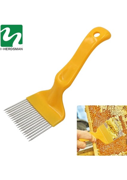 Kırmızı Stil Arı Araçları Arı Balı Alet Düz Iğneler Kapak Açma Çatalları Sap Paslanmaz Çelik Bal Seyrek Tırmık Kürek Tarak Arı Ekipmanları (Yurt Dışından) fiyatları