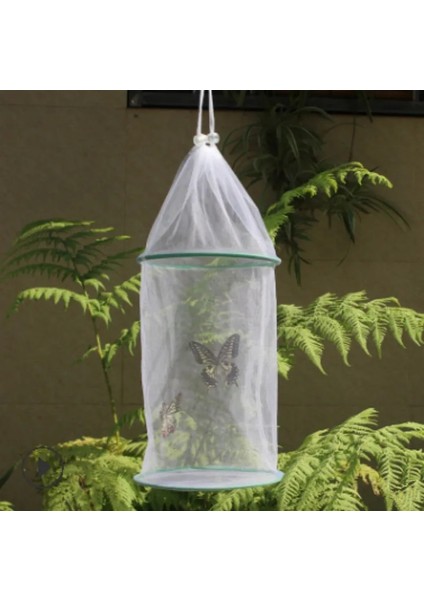 Beyaz Stil 20 cm Ila 48 cm Böcek Kafesi Şeffaf Asılı Doğa Gözlem Havalandırmalı Kelebek Arı Yaşam Alanı Ev Yetiştirme Aracı (Yurt Dışından) fiyatları