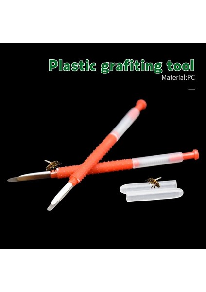 Kırmızı Stil Çanta Arı Besleyiciler Araçları Boynuz Böcek Haşere Shift Iğne Kraliçe Göçmen Larva Solucan Arıcılık Larva Aşılama Alet Ekipmanı (Yurt Dışından)