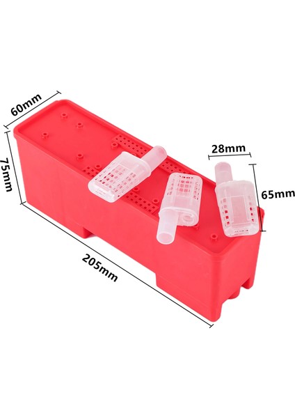 Arıcı Malzemeleri Kraliçe Kafesli Kraliçe Arı Taşıma Kutusu Yetiştirme Ekipmanları Kraliçe Hücre Plastik Kuluçka Arıcılık Aracı 1 Takım (Yurt Dışından) fırsatları