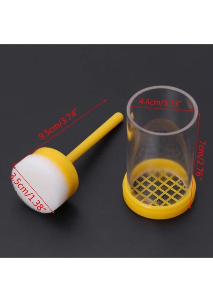 Sarı Stil Kraliçe Arı Işaretleyici Şişe Korumak Emniyet Arı Yakalayıcı Sarı Plastik Çiftlik Işaretleyici Şişe Piston Peluş Bahçe Arıcı Aksesuarları (Yurt Dışından) modelleri