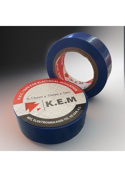 Elektrik Bandı 400 Adet Mavi