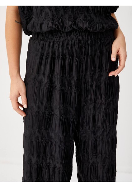 Kendinden Pilise Dokulu Straıght Fır Pantolon 68522 fırsatları